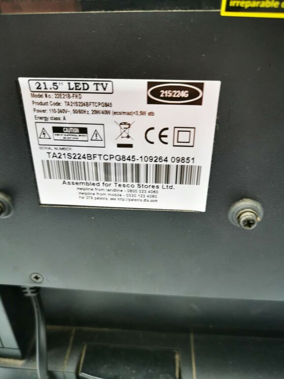TV TECHNIKA 21,5" LED TV