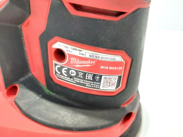 SZLIFIERKA MIMOŚRODOWA MILWAUKEE M18 BOS125-0