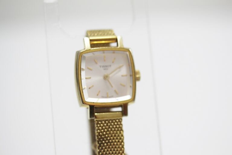 DAMSKI ZEGAREK TISSOT LOVELY SQUARE SWISS MESH 30