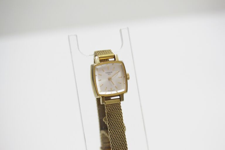 DAMSKI ZEGAREK TISSOT LOVELY SQUARE SWISS MESH 30