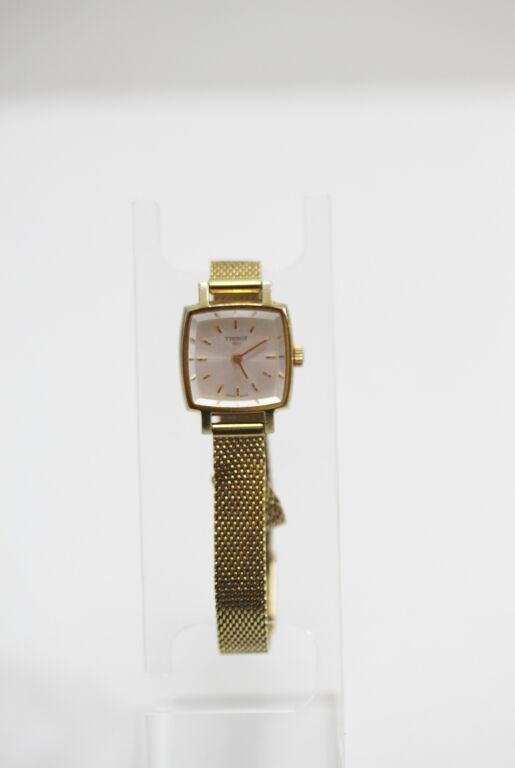 DAMSKI ZEGAREK TISSOT LOVELY SQUARE SWISS MESH 30