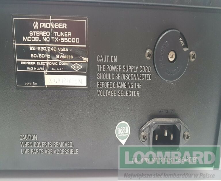 TUNER PIONEER TX-5500 II