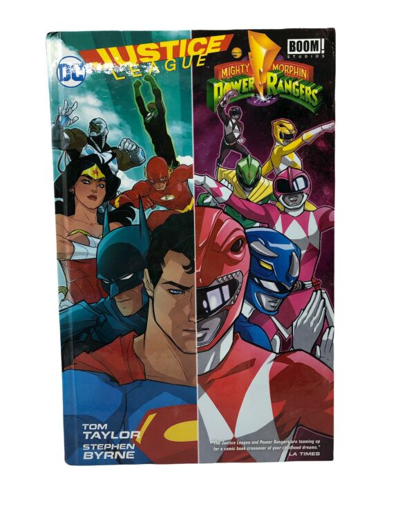 KOMIKS JUSTICE LEAGUE/POWER RANGERS TOM TAYLOR