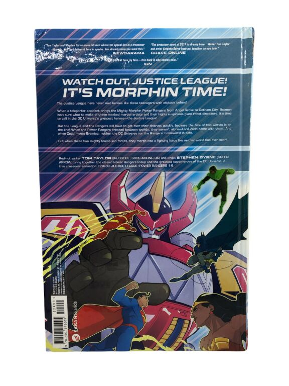 KOMIKS JUSTICE LEAGUE/POWER RANGERS TOM TAYLOR