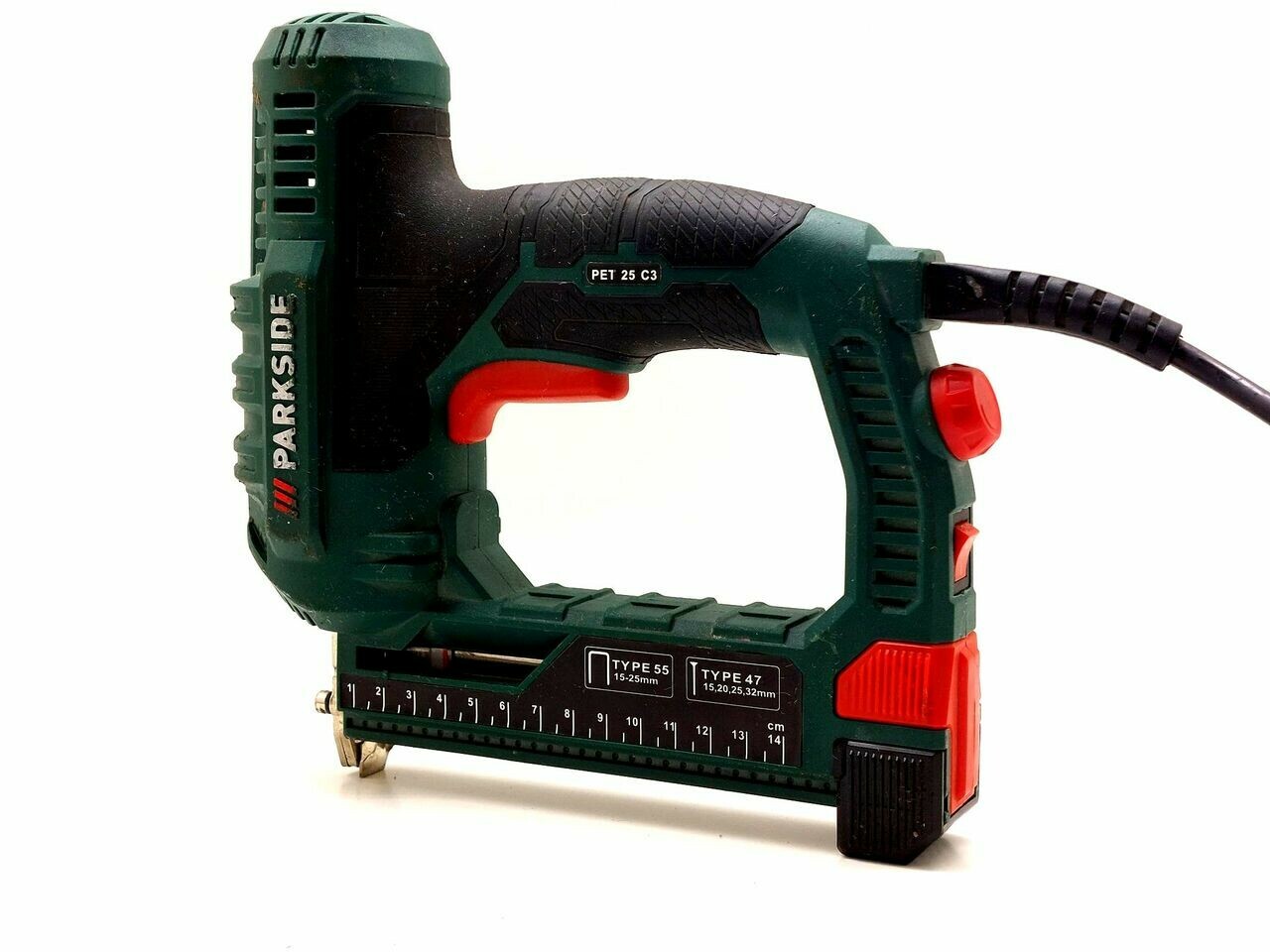 Agrafeuse-Cloueuse Électrique PARKSIDE PET 25 C3 - 230V - Neuf En Boîte