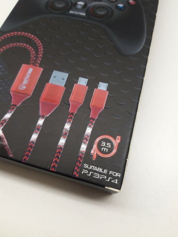 KABEL DO ŁADOWANIA PADÓW BATTLETRON PS3/PS4