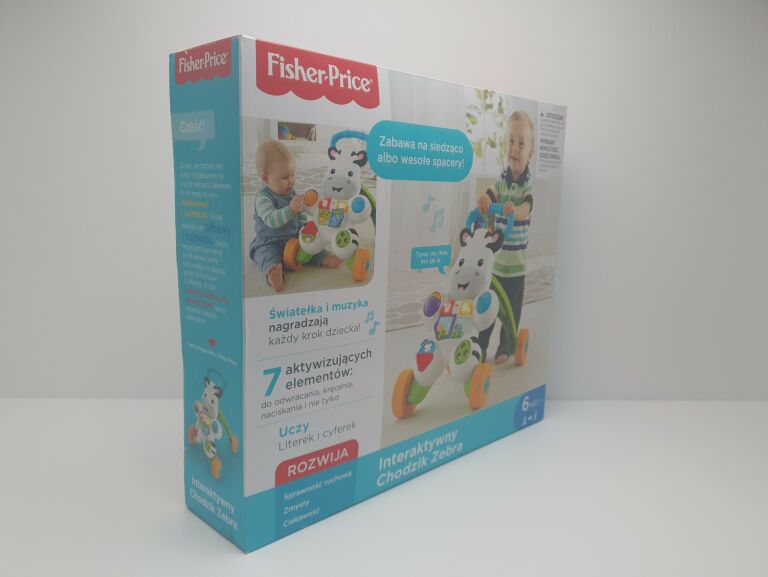 INTERAKTYWNY CHODZIK ZEBRA DPL53 FISHER PRICE