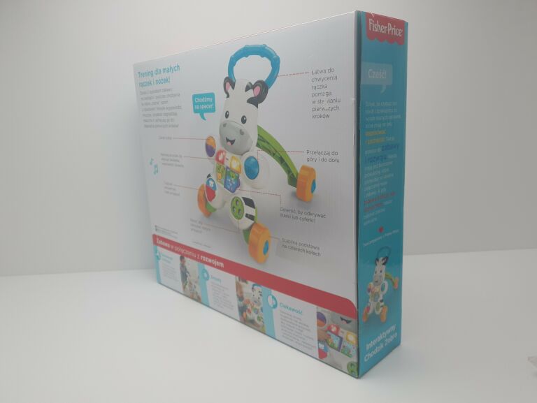 INTERAKTYWNY CHODZIK ZEBRA DPL53 FISHER PRICE