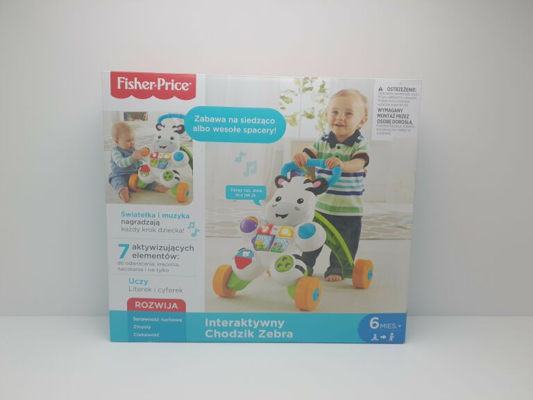 INTERAKTYWNY CHODZIK ZEBRA DPL53 FISHER PRICE