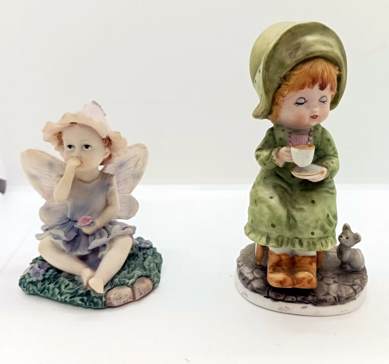 STARE FIGURKI CERAMICZNE NIEMCY LATA 50-TE ZESTAW