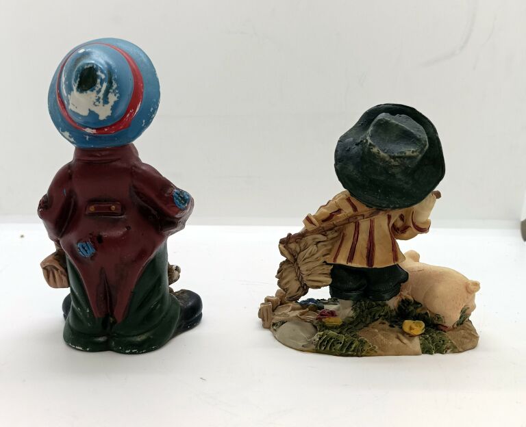 STARE FIGURKI CERAMICZNE NIEMCY LATA 50-TE ZESTAW