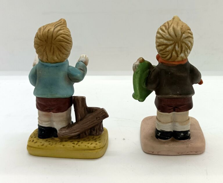 STARE FIGURKI CERAMICZNE NIEMCY LATA 50-TE ZESTAW