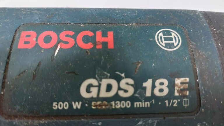 KLUCZ UDAROWY DO KÓŁ ZAKRĘTARKA BOSCH GDS 18E