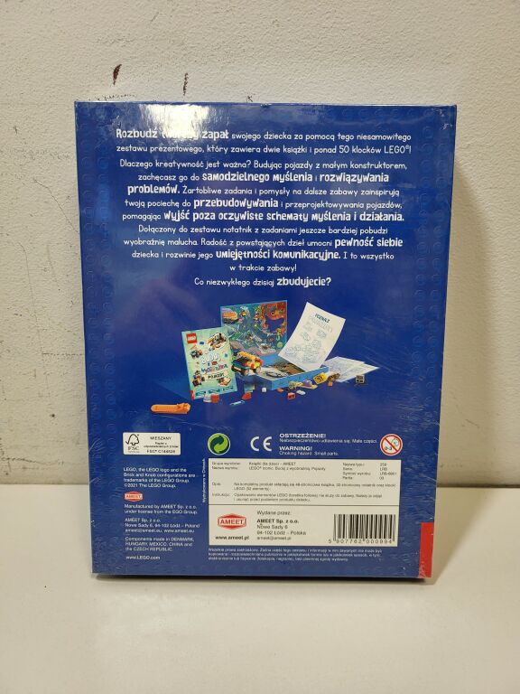 LEGO BUDUJ Z WYOBRAŹNIĄ POJAZDY KLOCKI KSIĄŻKA