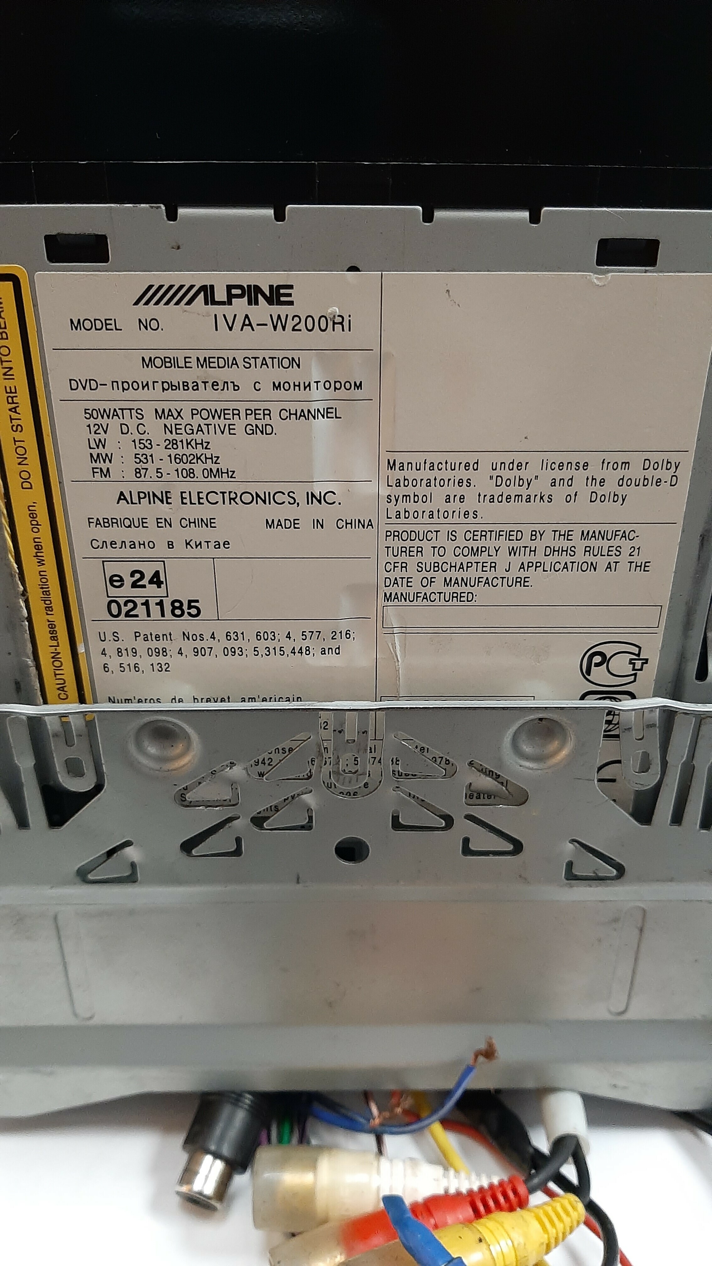 alpine-iva-w200ri-dvd-dotyk-optical-out-producent-czesci-alpine