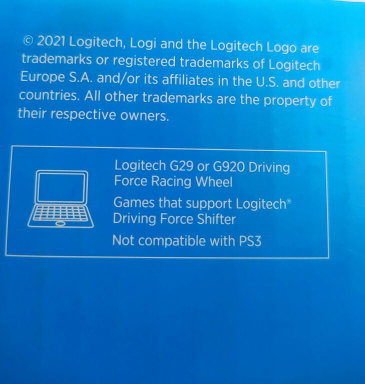 DRĄŻEK OD BIEGÓW LOGITECH DRIVING FORCE SHIFTER