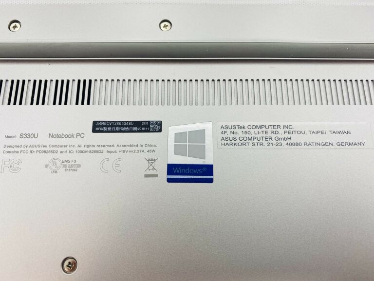 NOTEBOOK ASUS VIVOBOOK S13 S330U I5,256SSD,8GB