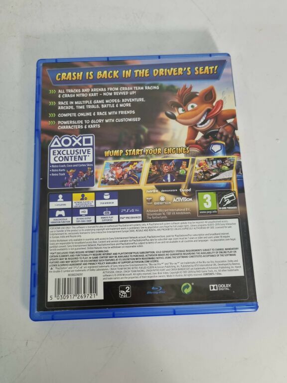 GRA NA PS4 CTR CRASH TEAM RACING NITRO FUELED