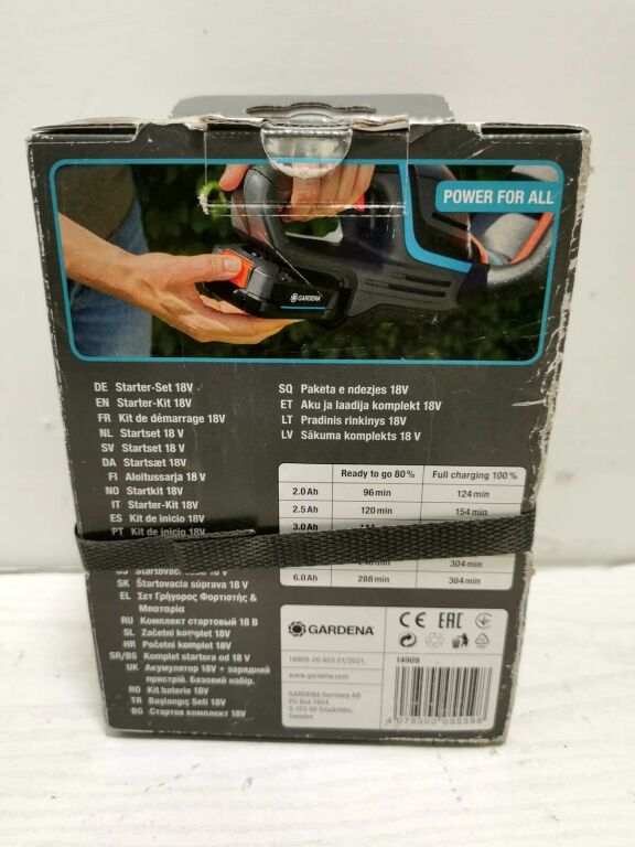 AKUMULATOR GARDENA STARTER KIT 2.0AH 18V POLECAM!