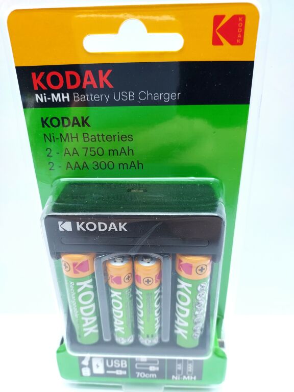 KODAK NI-MH 220V + 2X AA 750 MAH + 2X AAA 300MAH