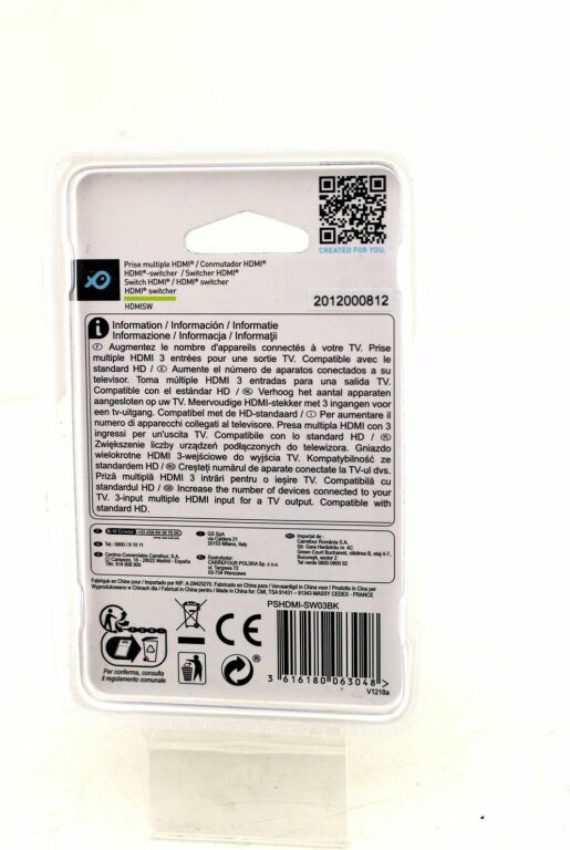 GNIAZDO WIELOKROTNE POSS HDMI SWITCHER ETHERNET