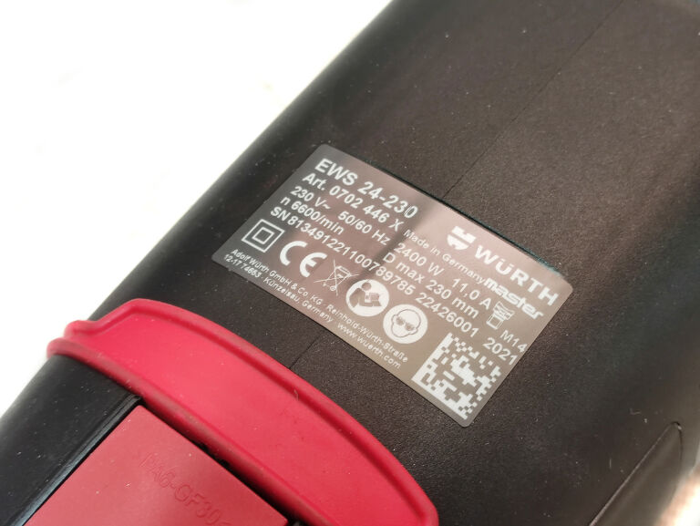 SZLIFIERKA KĄTOWA WURTH EWS 24-230