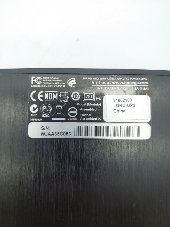 DYSK ZEWNETRZNY IOMEGA LPHD-UP 1TB