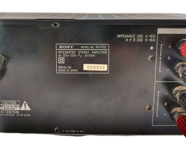 WZMACNIACZ SONY F170