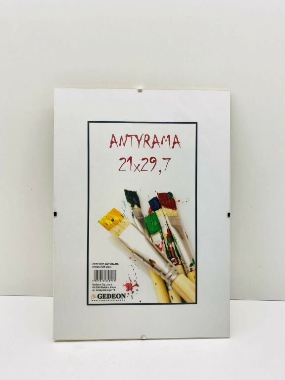 JAK NOWA! ANTYRAMA PLEXI 21X29.7 CM