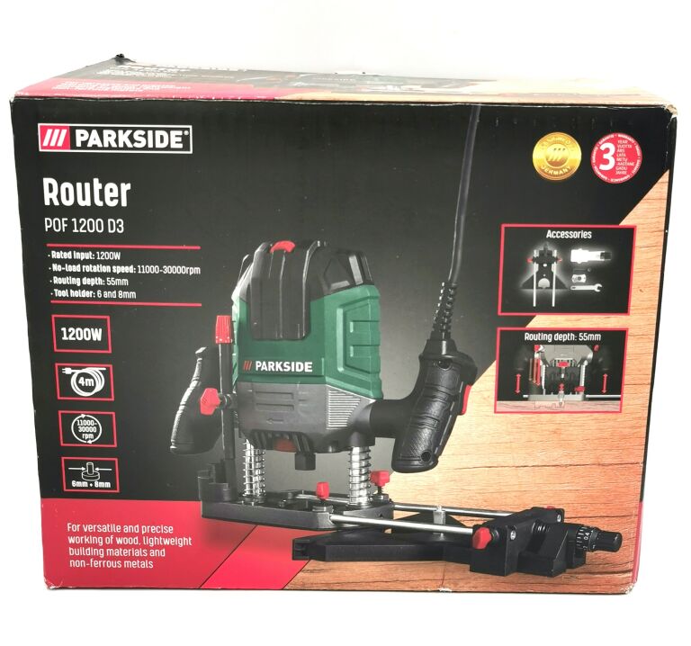 FREZARKA GÓRNOWRZECIONOWA PARKSIDE POF 1200 D3