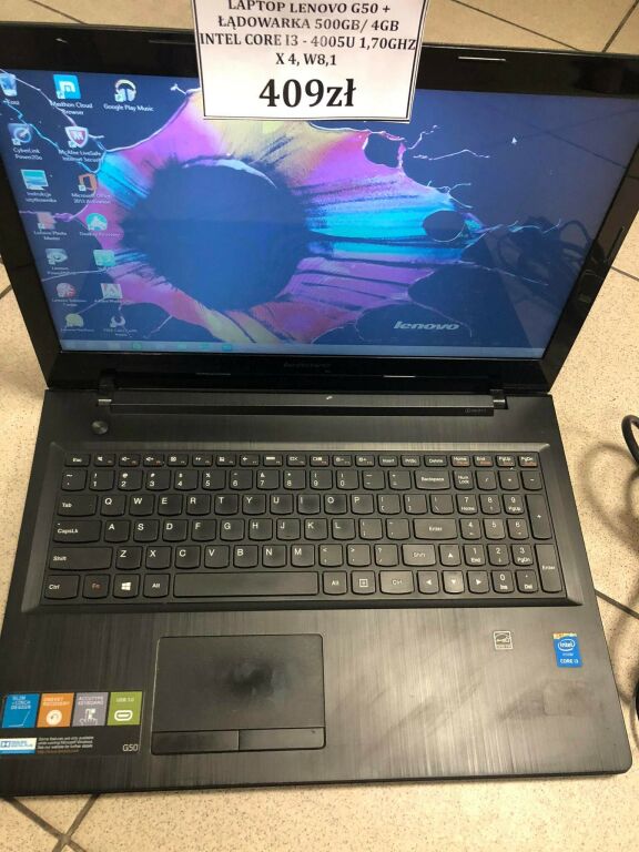 LENOVO G50 500GB/4GB I3 - 4005U 1,70GHZ X 4, W8,1