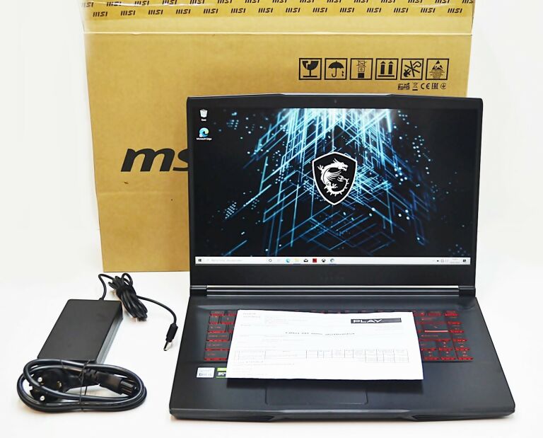 LAPTOP MSI GF63 THIN 10SC I5-1H GTX1650 512SSD 8GB