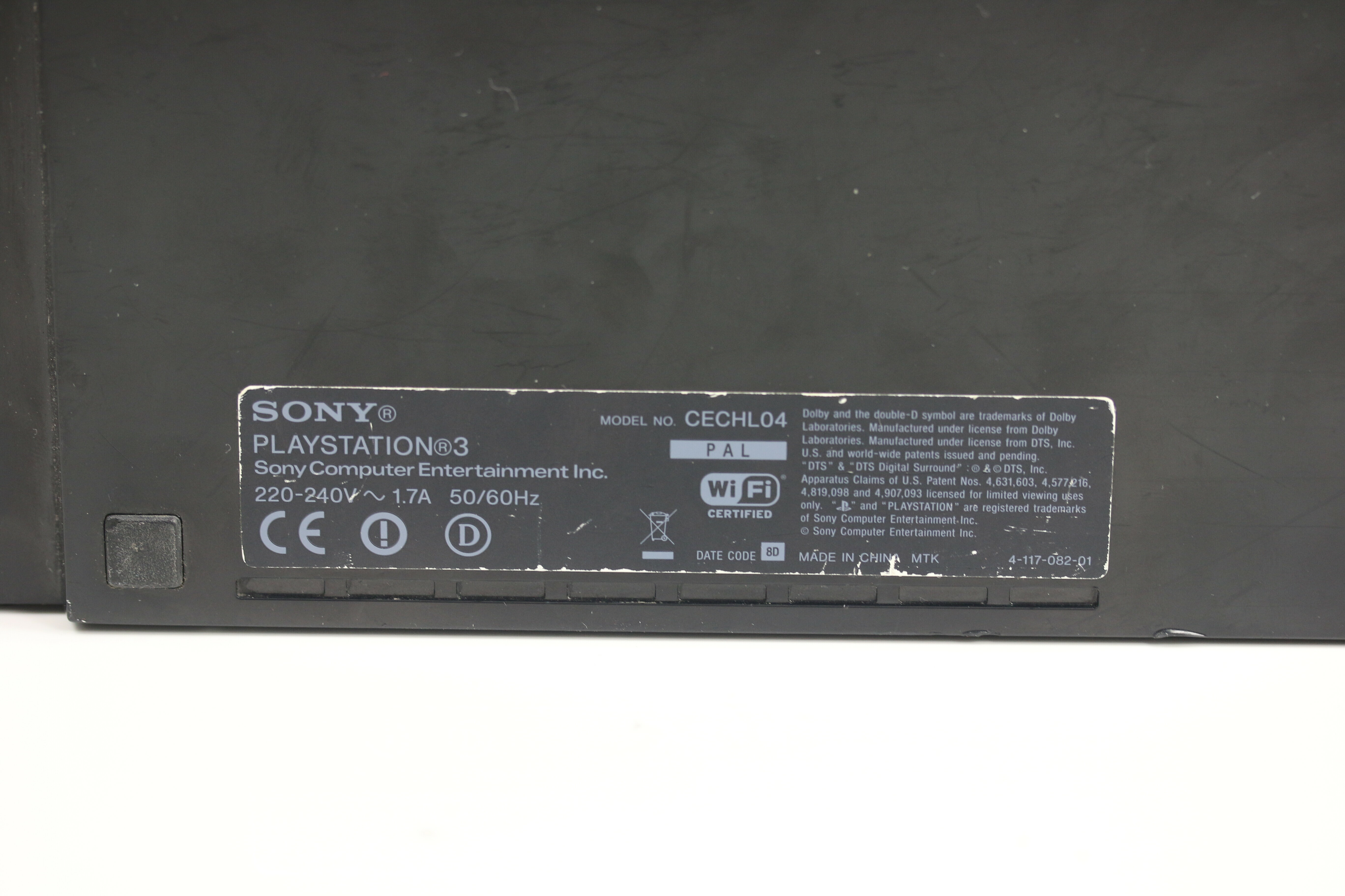 konsola-ps3-uszkodzony-dysk-wbudowana-pamiec-80-gb