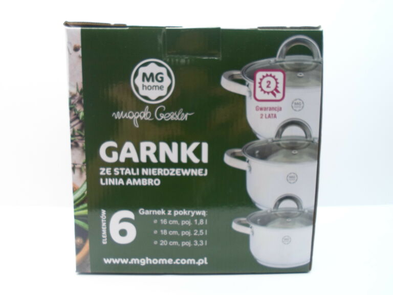 GARNKI MG HOME MAGDA GESLER 6 ELEMENTÓW