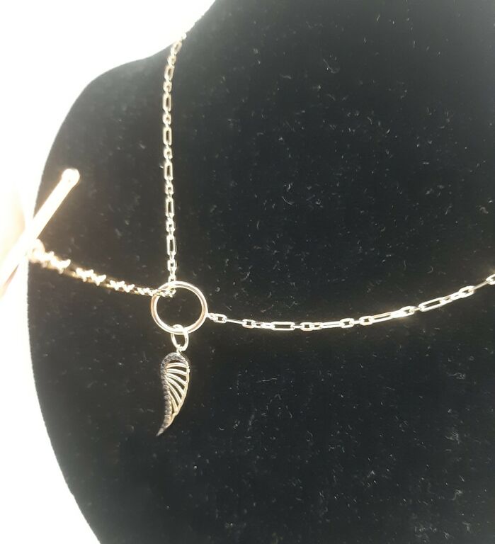 UNIKATOWY ZŁOTY NASZYJNIK 585