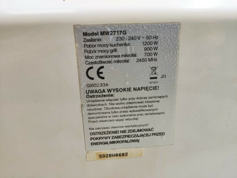 MIKROFALÓWKA ALASKA MW2717G WADA