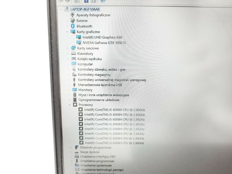 LAPTOP HP OMEN 15-DC0XXX KOMPLET