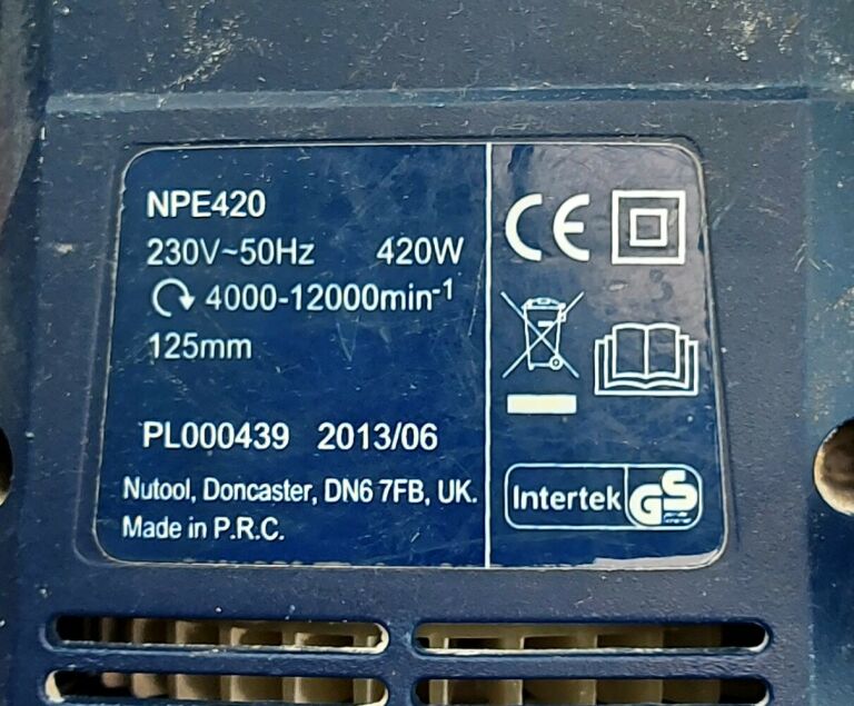 SZLIFIERKA MIMOŚRODOWA NUPOWER EVOLUTION NRS420