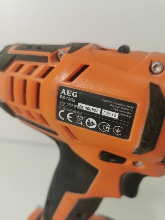 WKRĘTARKA AEG BS 12G2 2 BATERIE