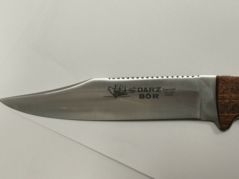 JAK NOWY NÓŻ MYŚLIWSKI KOPROMED DARZ BÓR 27CM MAT