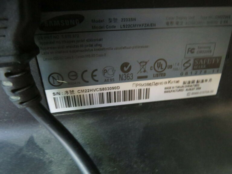 MONITOR SAMSUNG 2233SN