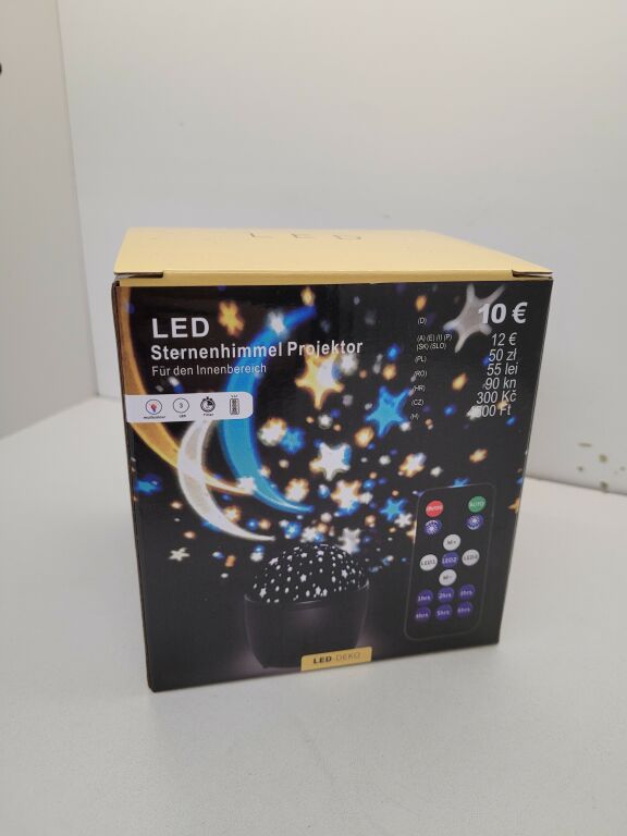 PROJEKTOR LAMPKA NOCNA LED GWIEZDNA GALAKTYKA