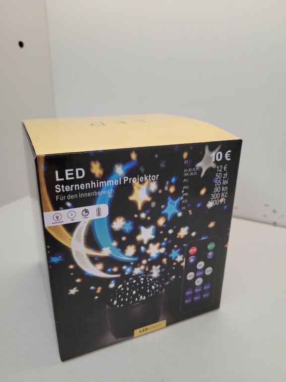 PROJEKTOR LAMPKA NOCNA LED GWIEZDNA GALAKTYKA