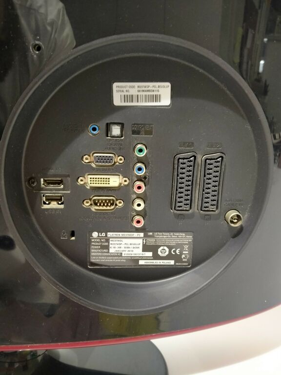 MONITOR LG FLATRON M237WDP + KABEL ZASILAJĄCY