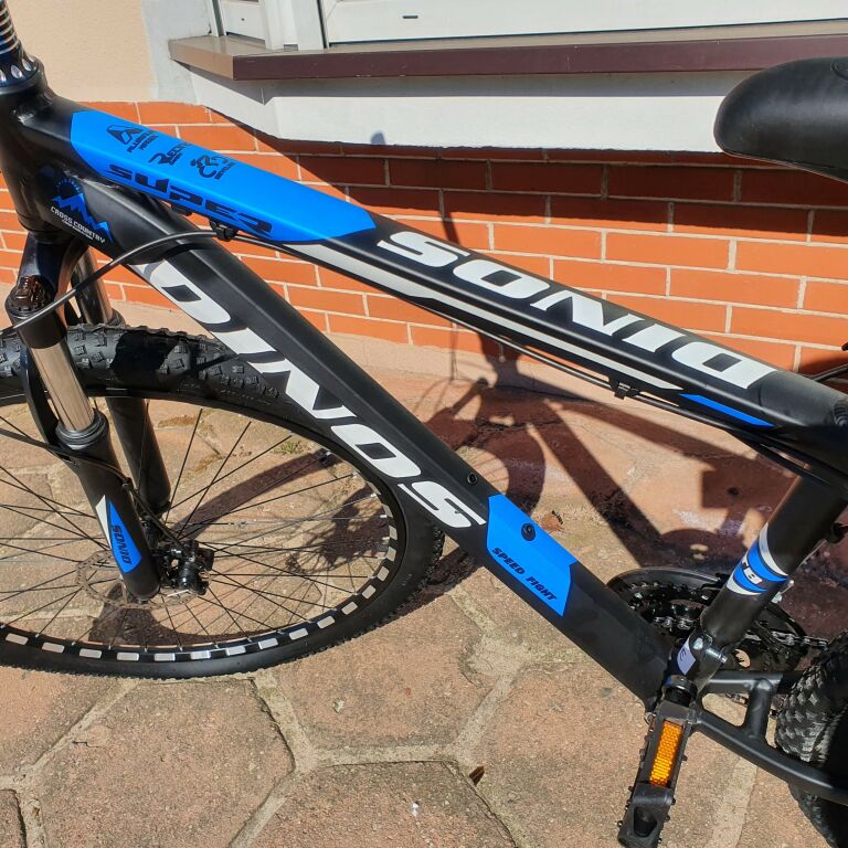 ROWER MTB DINOS SUPER RAMA 18 CALI 29 NIEBIESKI