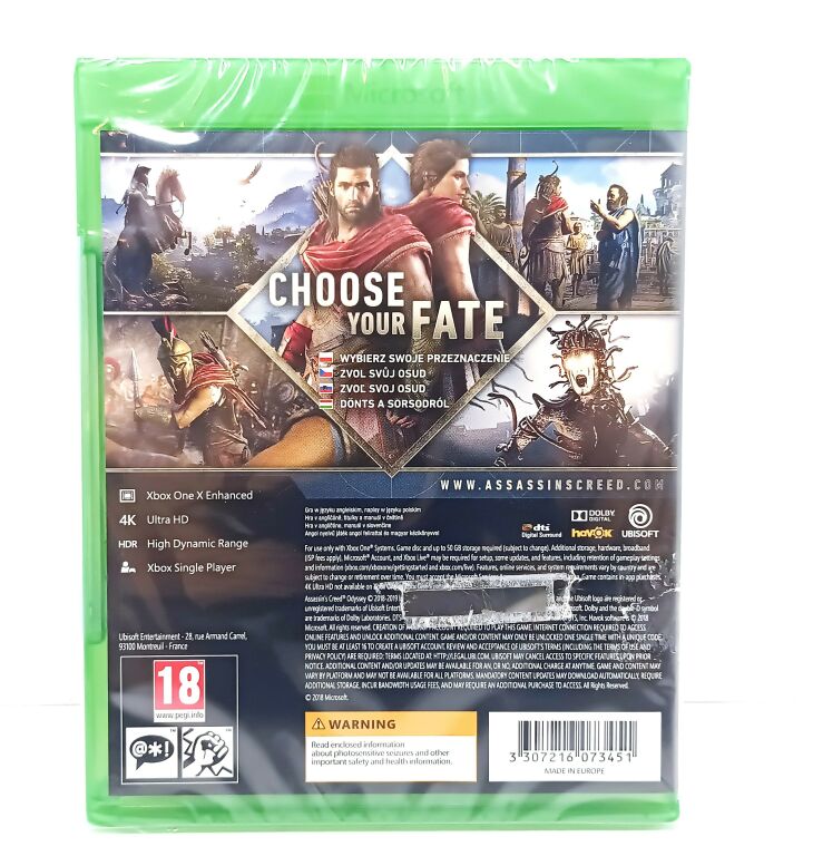 ASSASSINS CREED ODYSSEY XBOX ONE