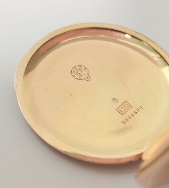 ZŁOTY ZEGAREK OMEGA GRAND PRIX PARIS 1900 14K