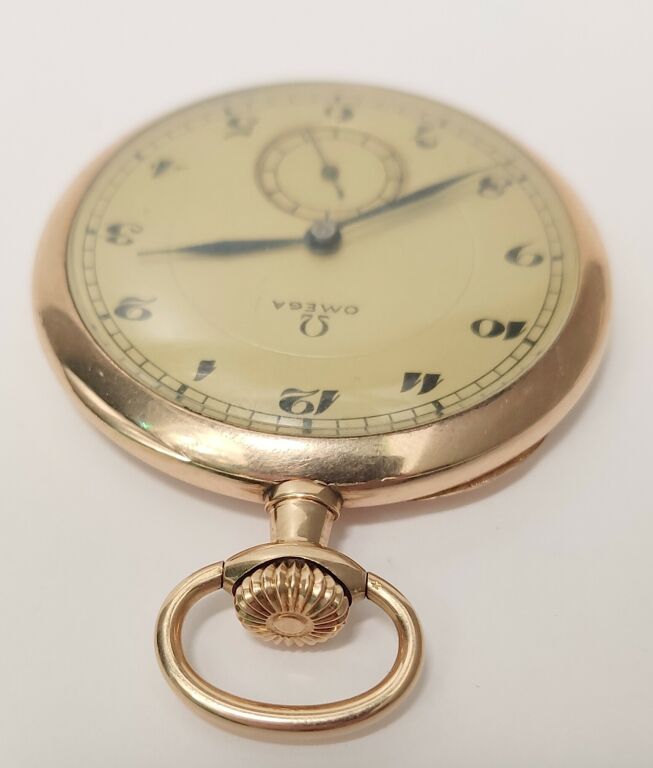 ZŁOTY ZEGAREK OMEGA GRAND PRIX PARIS 1900 14K