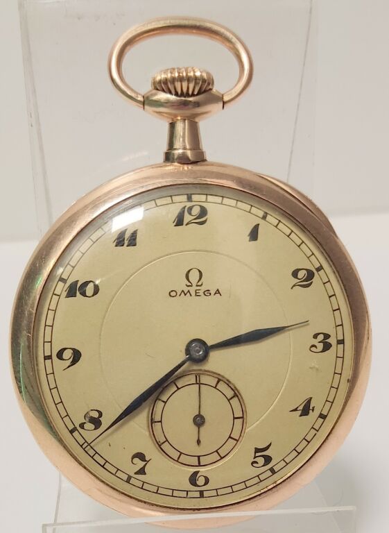 ZŁOTY ZEGAREK OMEGA GRAND PRIX PARIS 1900 14K