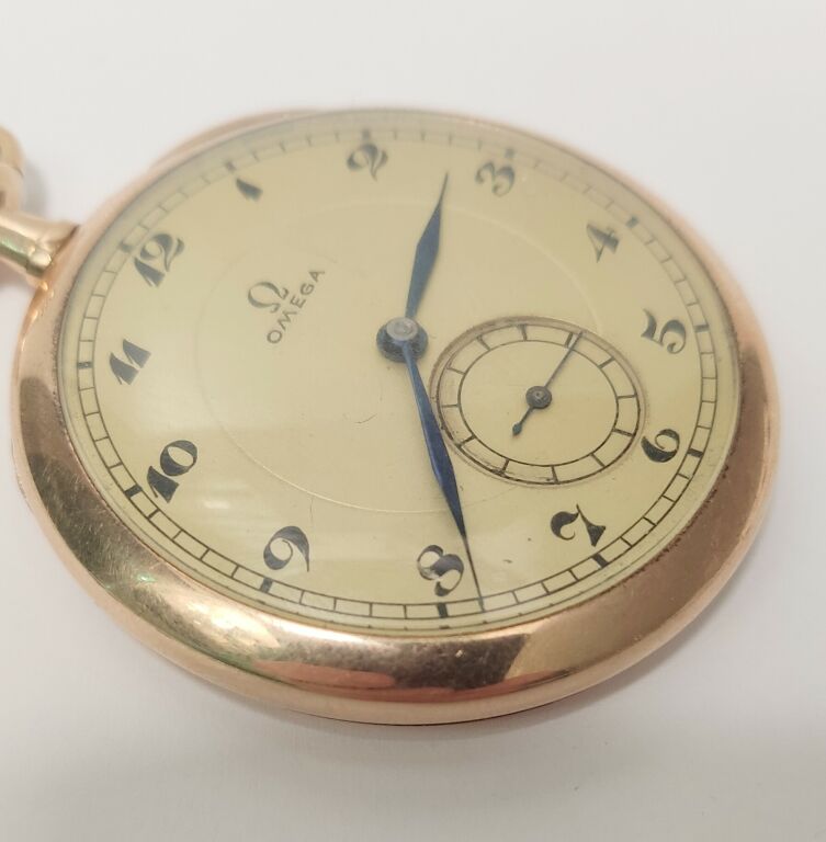 ZŁOTY ZEGAREK OMEGA GRAND PRIX PARIS 1900 14K